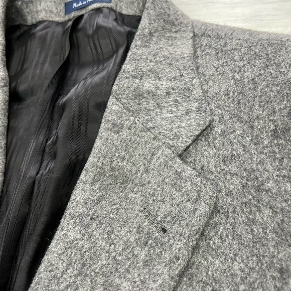 Turnbury Grey Camel Hair Sport Coat 48R - Picture 3 of 6